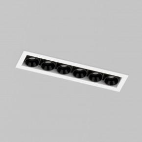 DK2514-WB Встраиваемый светильник SPACE со светодиодом L126mm 220V 10W 38° 4000К IP20 белый/черный алюминий в Елабуге - elabuga.ok-mebel.com | фото 2