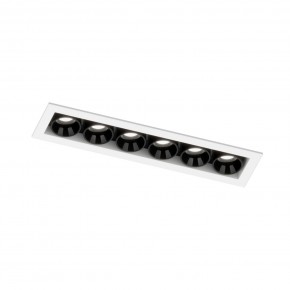 DK2514-WB Встраиваемый светильник SPACE со светодиодом L126mm 220V 10W 38° 4000К IP20 белый/черный алюминий в Елабуге - elabuga.ok-mebel.com | фото 5
