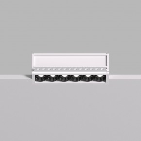 DK2531-WB Встраиваемый светильник SPACE со светодиодом под шпатлевку L126mm 220V 10W 38° 4000К IP20 белый/черный алюминий в Елабуге - elabuga.ok-mebel.com | фото 3