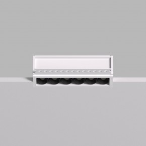 DK2531-WB Встраиваемый светильник SPACE со светодиодом под шпатлевку L126mm 220V 10W 38° 4000К IP20 белый/черный алюминий в Елабуге - elabuga.ok-mebel.com | фото 4