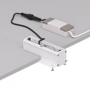 DK2531-WB Встраиваемый светильник SPACE со светодиодом под шпатлевку L126mm 220V 10W 38° 4000К IP20 белый/черный алюминий в Елабуге - elabuga.ok-mebel.com | фото 5