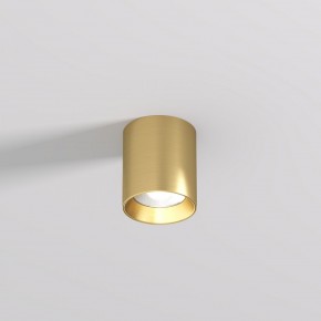 DK2610-SB Накладной светильник SHINE TUBE со светодиодом, D70*H80, IP20, 3000К, 10W, RA?90, сатинированная латунь, алюминий в Елабуге - elabuga.ok-mebel.com | фото