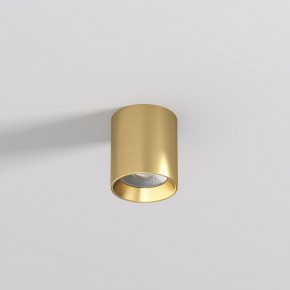DK2610-SB Накладной светильник SHINE TUBE со светодиодом, D70*H80, IP20, 3000К, 10W, RA?90, сатинированная латунь, алюминий в Елабуге - elabuga.ok-mebel.com | фото 2
