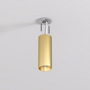 DK2615-SB Накладной светильник SHINE TUBE со светодиодом, D45*H115, IP20, 3000К, 7W, RA?90, сатинированная латунь, алюминий в Елабуге - elabuga.ok-mebel.com | фото 3