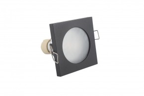 DK3015-BK Встраиваемый светильник влагозащ., IP 44, 50 Вт, GU10, черный, алюминий в Елабуге - elabuga.ok-mebel.com | фото 4