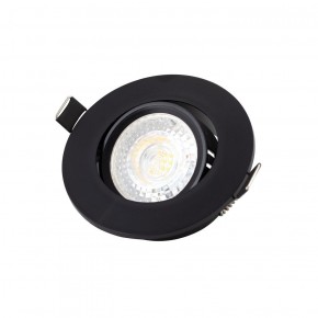 DK3020-BK Встраиваемый светильник, IP 20, 10 Вт, GU5.3, LED, черный, пластик в Елабуге - elabuga.ok-mebel.com | фото