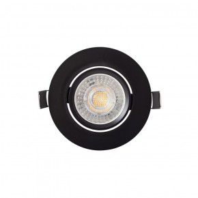 DK3020-BK Встраиваемый светильник, IP 20, 10 Вт, GU5.3, LED, черный, пластик в Елабуге - elabuga.ok-mebel.com | фото 3