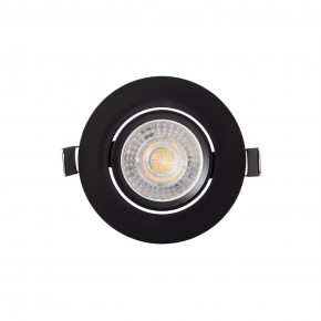 DK3020-BK Встраиваемый светильник, IP 20, 10 Вт, GU5.3, LED, черный, пластик в Елабуге - elabuga.ok-mebel.com | фото
