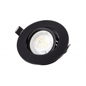 DK3020-BK Встраиваемый светильник, IP 20, 10 Вт, GU5.3, LED, черный, пластик в Елабуге - elabuga.ok-mebel.com | фото 2
