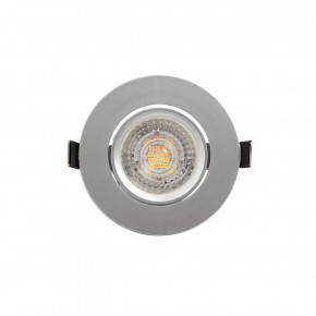 DK3020-CM Встраиваемый светильник, IP 20, 10 Вт, GU5.3, LED, серый, пластик в Елабуге - elabuga.ok-mebel.com | фото