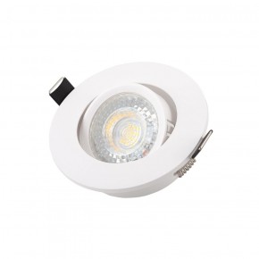 DK3020-WH Встраиваемый светильник, IP 20, 10 Вт, GU5.3, LED, белый, пластик в Елабуге - elabuga.ok-mebel.com | фото 3