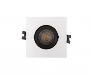 DK3021-WB Встраиваемый светильник, IP 20, 10 Вт, GU5.3, LED, белый/черный, пластик в Елабуге - elabuga.ok-mebel.com | фото 1