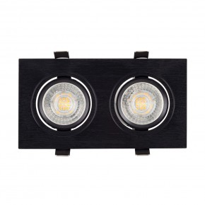 DK3022-BK Встраиваемый светильник, IP 20, 10 Вт, GU5.3, LED, черный, пластик в Елабуге - elabuga.ok-mebel.com | фото 2