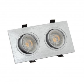DK3022-CM Встраиваемый светильник, IP 20, 10 Вт, GU5.3, LED, серый, пластик в Елабуге - elabuga.ok-mebel.com | фото 2