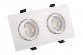 DK3022-WH Встраиваемый светильник, IP 20, 10 Вт, GU5.3, LED, белый, пластик в Елабуге - elabuga.ok-mebel.com | фото