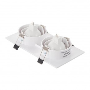 DK3022-WH Встраиваемый светильник, IP 20, 10 Вт, GU5.3, LED, белый, пластик в Елабуге - elabuga.ok-mebel.com | фото 3