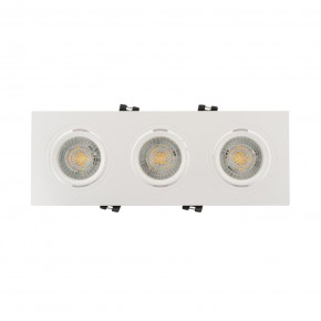 DK3023-WH Встраиваемый светильник, IP 20, 10 Вт, GU5.3, LED, белый, пластик в Елабуге - elabuga.ok-mebel.com | фото