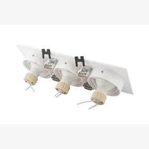DK3023-WH Встраиваемый светильник, IP 20, 10 Вт, GU5.3, LED, белый, пластик в Елабуге - elabuga.ok-mebel.com | фото 4
