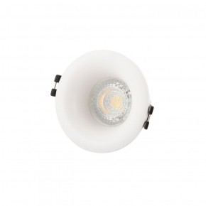 DK3024-WH Встраиваемый светильник, IP 20, 10 Вт, GU5.3, LED, белый, пластик в Елабуге - elabuga.ok-mebel.com | фото 1