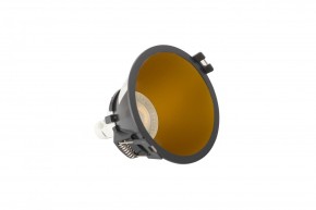 DK3026-BG Встраиваемый светильник, IP 20, 10 Вт, GU5.3, LED, черный/золотой, пластик в Елабуге - elabuga.ok-mebel.com | фото 4