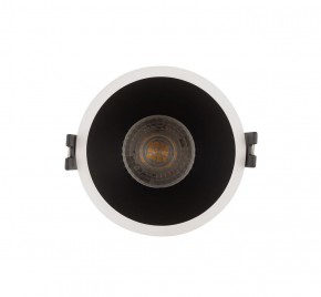 DK3026-WB Встраиваемый светильник, IP 20, 10 Вт, GU5.3, LED, белый/черный, пластик в Елабуге - elabuga.ok-mebel.com | фото 1