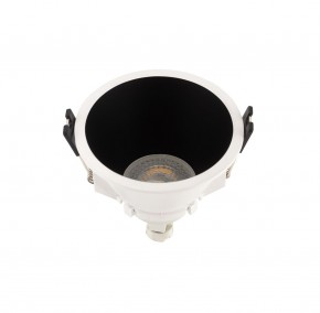 DK3026-WB Встраиваемый светильник, IP 20, 10 Вт, GU5.3, LED, белый/черный, пластик в Елабуге - elabuga.ok-mebel.com | фото 2