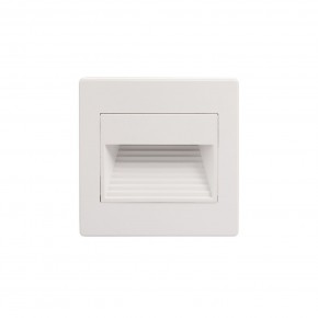 DK3050-WH Светильник встраиваемый в стену, IP 20, LED 3000, 1 Вт, белый, пластик в Елабуге - elabuga.ok-mebel.com | фото 3