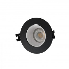 DK3061-BK+WH Встраиваемый светильник, IP 20, 10 Вт, GU5.3, LED, черный/белый, пластик в Елабуге - elabuga.ok-mebel.com | фото