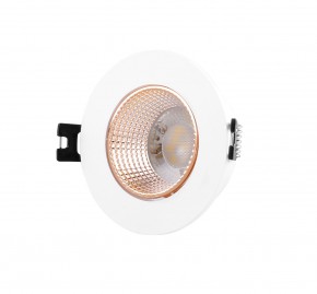 DK3061-WBR Встраиваемый светильник, IP 20, 10 Вт, GU5.3, LED, белый/бронзовый, пластик в Елабуге - elabuga.ok-mebel.com | фото