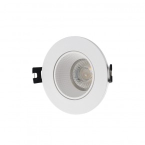 DK3061-WH Встраиваемый светильник, IP 20, 10 Вт, GU5.3, LED, белый/белый, пластик в Елабуге - elabuga.ok-mebel.com | фото