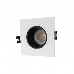 DK3071-WH+BK Встраиваемый светильник, IP 20, 10 Вт, GU5.3, LED, белый/черный, пластик в Елабуге - elabuga.ok-mebel.com | фото