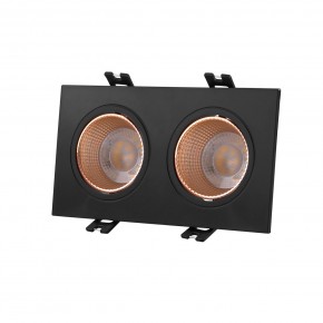 DK3072-BBR Встраиваемый светильник, IP 20, 10 Вт, GU5.3, LED, черный/бронзовый, пластик в Елабуге - elabuga.ok-mebel.com | фото
