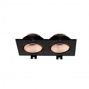 DK3072-BBR Встраиваемый светильник, IP 20, 10 Вт, GU5.3, LED, черный/бронзовый, пластик в Елабуге - elabuga.ok-mebel.com | фото 2