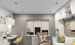 DK3072-BK+WH Встраиваемый светильник, IP 20, 10 Вт, GU5.3, LED, черный/белый, пластик в Елабуге - elabuga.ok-mebel.com | фото 2