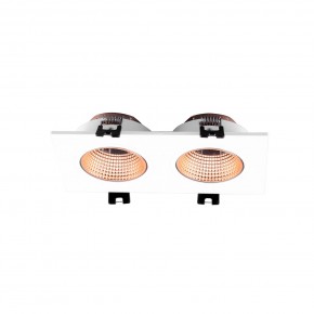 DK3072-WBR Встраиваемый светильник, IP 20, 10 Вт, GU5.3, LED, белый/бронзовый, пластик в Елабуге - elabuga.ok-mebel.com | фото 2