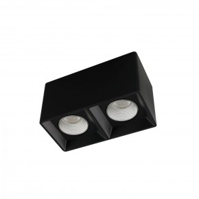 DK3085-BK+CH Светильник накладной IP 20, 10 Вт, GU5.3, LED, черный/хром, пластик в Елабуге - elabuga.ok-mebel.com | фото
