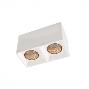 DK3085-WH+BR Светильник накладной IP 20, 10 Вт, GU5.3, LED, белый/бронзовый, пластик в Елабуге - elabuga.ok-mebel.com | фото