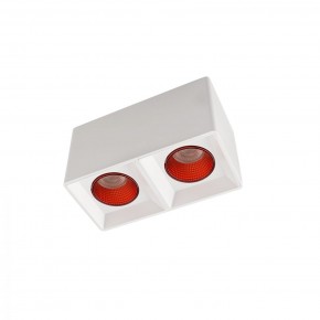 DK3085-WH+RD Светильник накладной IP 20, 10 Вт, GU5.3, LED, белый/красный, пластик в Елабуге - elabuga.ok-mebel.com | фото