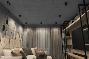 DK3090-BK+CH Светильник накладной IP 20, 10 Вт, GU5.3, LED, черный/хром, пластик в Елабуге - elabuga.ok-mebel.com | фото 2