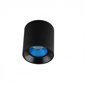 DK3090-BK+CY Светильник накладной IP 20, 10 Вт, GU5.3, LED, черный/голубой, пластик в Елабуге - elabuga.ok-mebel.com | фото