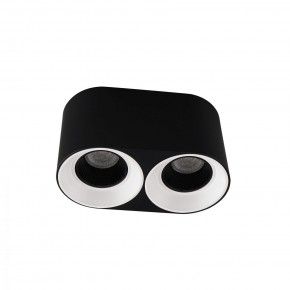 DK3096-BW+BK Светильник накладной IP 20, 10 Вт, GU5.3, LED, черно-белый/черный, пластик в Елабуге - elabuga.ok-mebel.com | фото