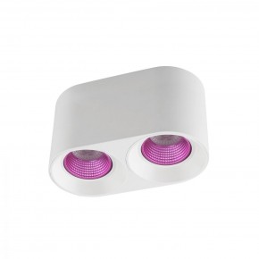 DK3096-WH+PI Светильник накладной IP 20, 10 Вт, GU5.3, LED, белый/розовый, пластик в Елабуге - elabuga.ok-mebel.com | фото