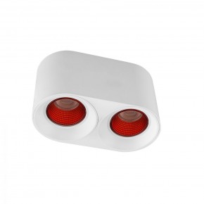 DK3096-WH+RD Светильник накладной IP 20, 10 Вт, GU5.3, LED, белый/красный, пластик в Елабуге - elabuga.ok-mebel.com | фото