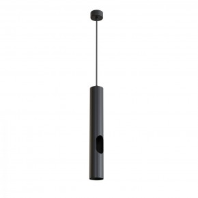 DK4045-BK Подвесной светильник, с декоративным вырезом, IP 20, до 15 Вт, LED, GU10, черный, алюминий в Елабуге - elabuga.ok-mebel.com | фото