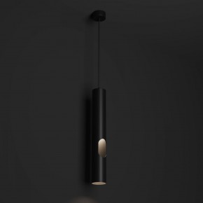 DK4045-BK Подвесной светильник, с декоративным вырезом, IP 20, до 15 Вт, LED, GU10, черный, алюминий в Елабуге - elabuga.ok-mebel.com | фото 2