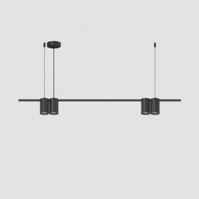 DK4061-BK Подвесной светильник ORBIT, IP20, 4xGU10 LED до 15 Вт, черный матовый, алюминий в Елабуге - elabuga.ok-mebel.com | фото 2