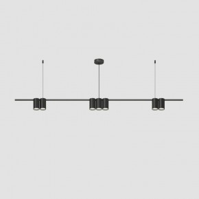 DK4063-BK Подвесной светильник ORBIT, IP20, 7xGU10 LED до 15 Вт, черный матовый, алюминий в Елабуге - elabuga.ok-mebel.com | фото