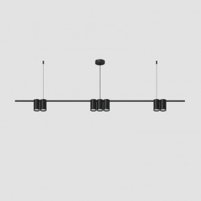 DK4063-BK Подвесной светильник ORBIT, IP20, 7xGU10 LED до 15 Вт, черный матовый, алюминий в Елабуге - elabuga.ok-mebel.com | фото 2