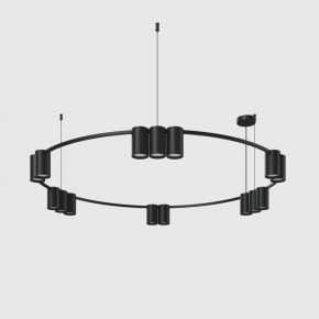 DK4067-BK Подвесной светильник ORBIT, IP20, 15xGU10 LED до 15 Вт, черный матовый, алюминий в Елабуге - elabuga.ok-mebel.com | фото 2