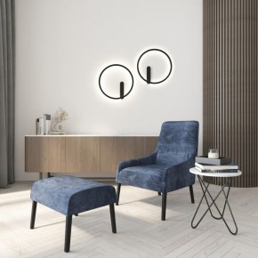 DK5035-BK Бра ROUND со светодиодом, IP20, 24W, 3000/4000/6500K, черный, алюминий в Елабуге - elabuga.ok-mebel.com | фото 8